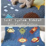 C2C Solar System Blanket Free Crochet Pattern