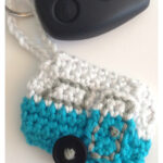 Caravan Keychain Free Crochet Pattern