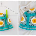 Daisy Flower Bucket Hat Free Crochet Pattern