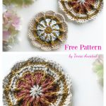 Ferris Flower Coaster Free Crochet Pattern