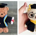 Graduation Teddy Bear Crochet Patterns