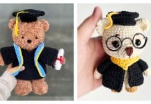 Graduation Teddy Bear Crochet Patterns