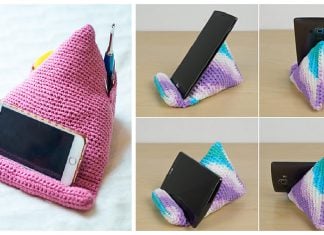 Phone Stand Free Crochet Pattern