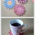 Pretty Petals Coaster Free Crochet Pattern