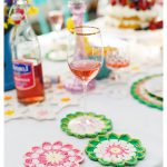 Pretty Petals Mandala Coaster Free Crochet Pattern