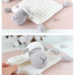 Sheep Security Blanket Free Crochet Pattern