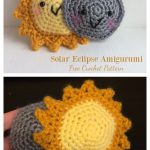 Solar Eclipse Amigurumi Free Crochet Pattern