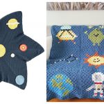 Solar System Blanket Free Crochet Pattern