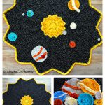 Space Ripple Baby Blanket Free Crochet Pattern