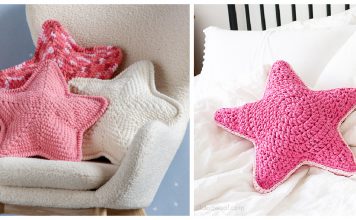 Star Pillow Free Crochet Pattern