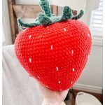 Strawberry Pillow Crochet Pattern