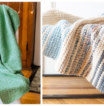 Tunisian Blanket Free Crochet Pattern