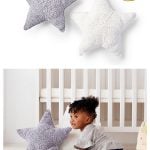 Twinkle Star Pillow Free Crochet Pattern