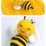 Amigurumi Bee Stuffed Toy Free Crochet Pattern