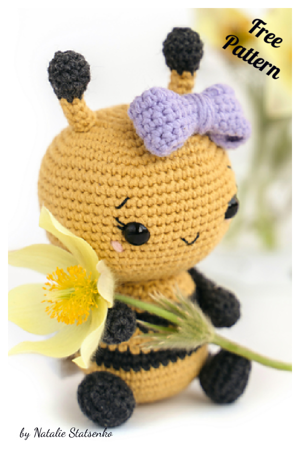 Amigurumi Mia the Bee Free Crochet Pattern