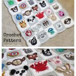 Baby Animals Blanket Crochet Pattern