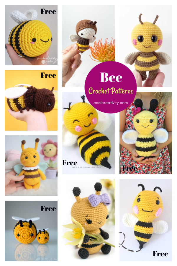Bumble Bee Amigurumi Crochet Patterns 