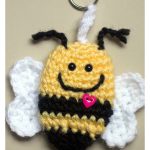 Bumble Bee Keychain Free Crochet Pattern