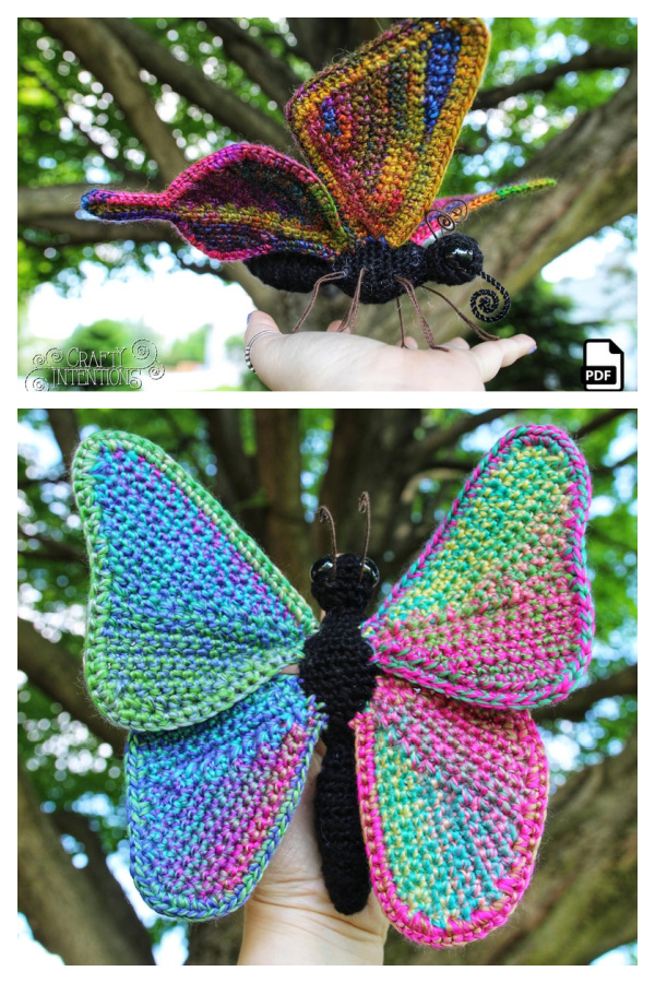 Butterfly Amigurumi Crochet Pattern