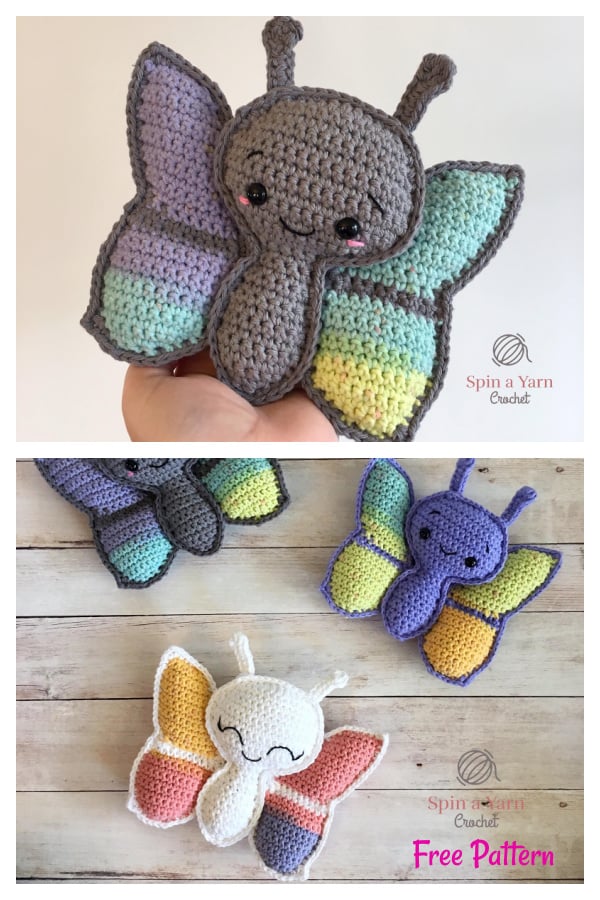 Bria the Butterfly Amigurumi Free Crochet Pattern