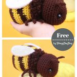 Chubby Bumble Bee Amigurumi Free Crochet Pattern