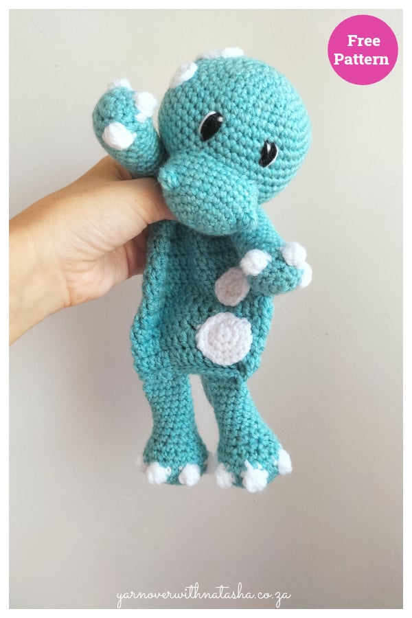Cuddle Me Dinosaur Amigurumi Free Crochet Pattern