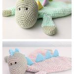 Cuddly Dinosaur Comforter Crochet Pattern