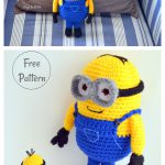 Dave the Minion Free Crochet Pattern