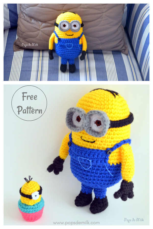 Dave the Minion Free Crochet Pattern