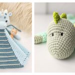 Dinosaur Lovey Crochet Patterns