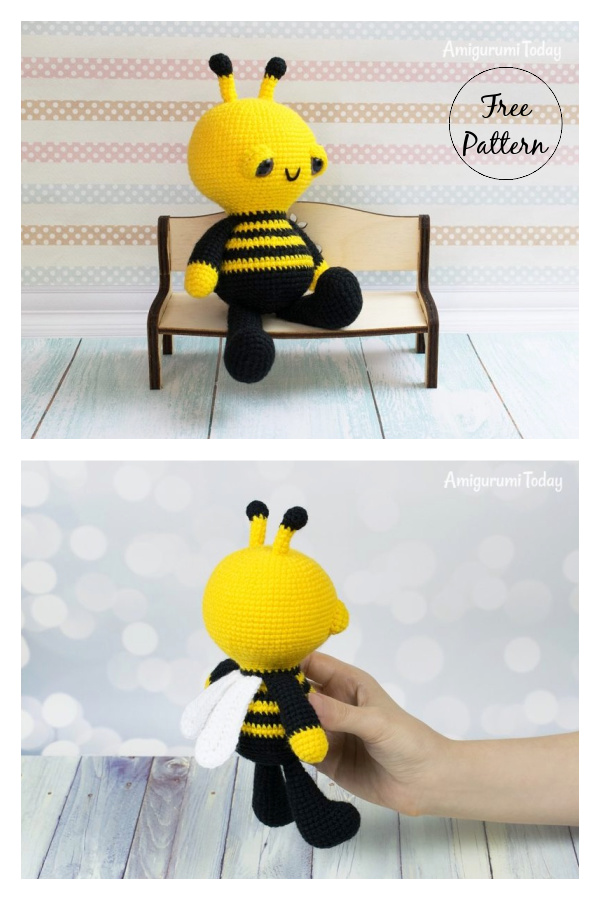Dreamy Bee Amigurumi Free Crochet Pattern