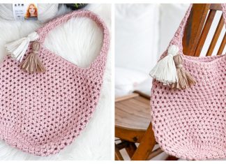 Easy Market Tote Bag Free Crochet Pattern