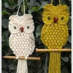 Macrame Owl Wall Hanging Crochet Pattern