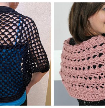 Open Lace Shrug Crochet Patterns