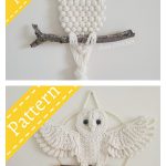 Owl Wall Hanging Crochet Pattern