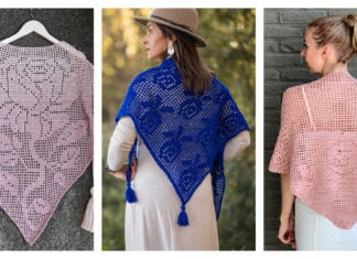 Rosa Shawl Free Crochet Patterns