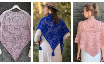 Rosa Shawl Free Crochet Patterns