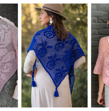 Rosa Shawl Free Crochet Patterns