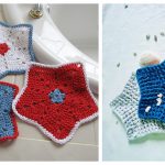 Star Washcloth Free Crochet Pattern