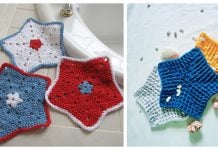 Star Washcloth Free Crochet Pattern