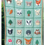 Woodland Baby Blanket Crochet Pattern