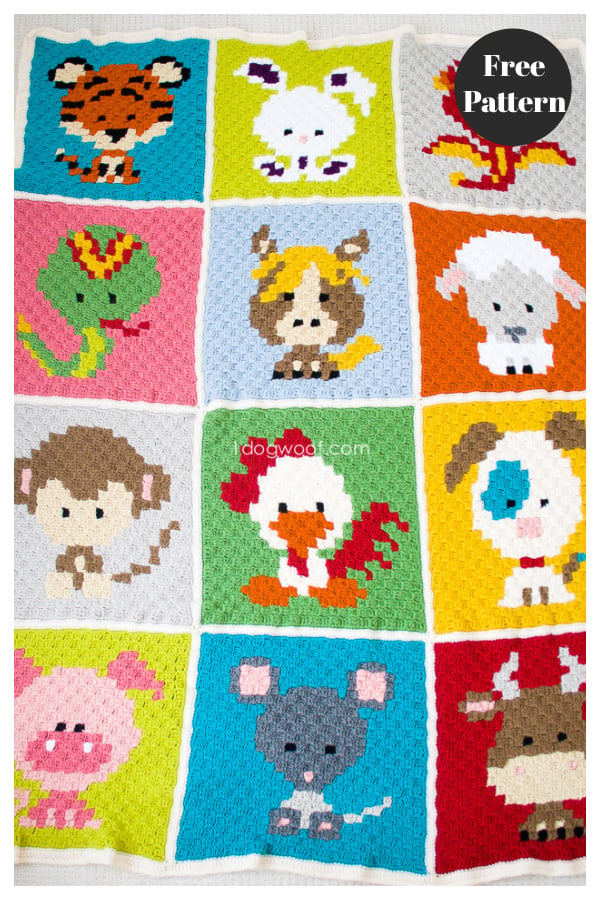 Forest and Farm Friends Free Crochet Pattern