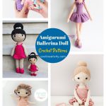 6 Amigurumi Ballerina Doll Crochet Pattern