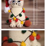 Amigurumi Christmas Cat Crochet Pattern