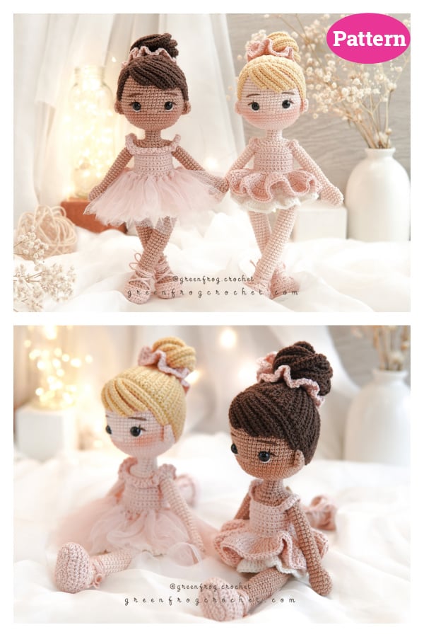 Ballerina Dolls Amigurumi Crochet Pattern