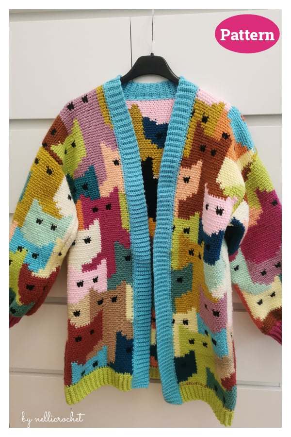 Cat-digan Cat Cardigan Crochet Pattern