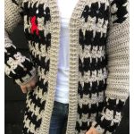 Cats Cardigan Sweater Crochet Pattern