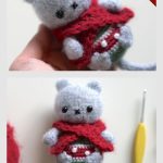 Christmas Kitty Amigurumi Free Crochet Pattern