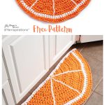 Citrus Slice Rug Free Crochet Pattern