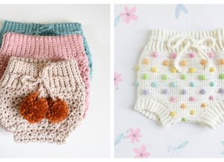 High Waisted Baby Bloomers Free Crochet Pattern